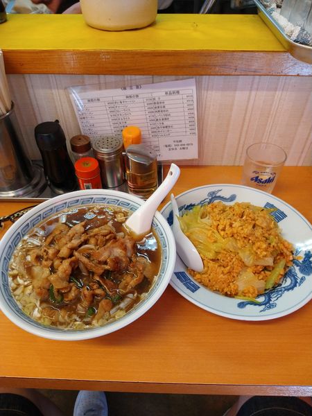 「肉そば　700円」@平和軒の写真