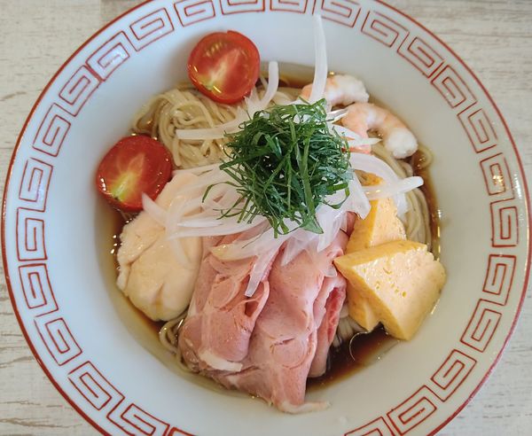 「【気まぐれ限定】マイヤーレモンの冷やし中華 ￥930」@中華そば 四つ葉の写真