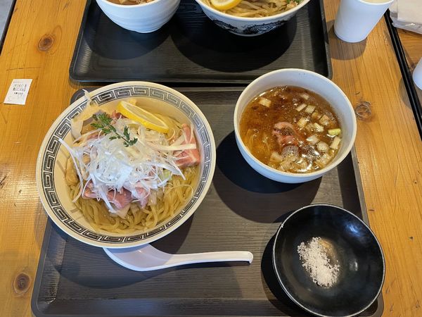 「昆布水つけ麺　塩　350g」@麺屋 宮一の写真