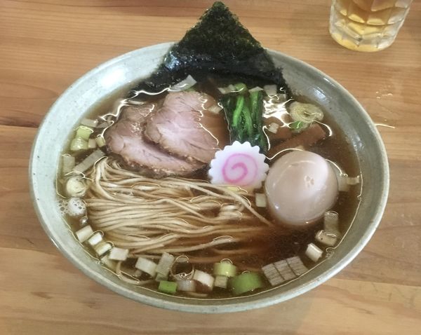 「だしそば（しょうゆ）+味玉」@だし・麺 未蕾の写真