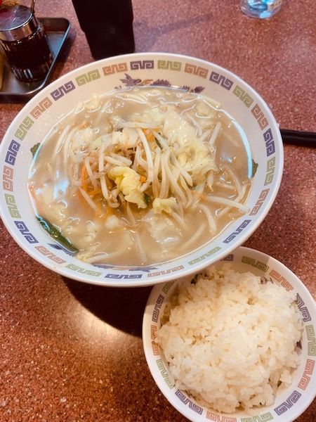 「タンメン定食 830円」@ラーメン王の写真