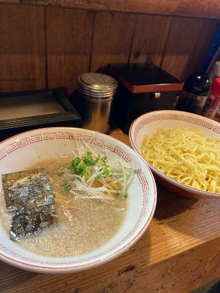 「とんこつ塩つけめん」@まぼろし軒の写真