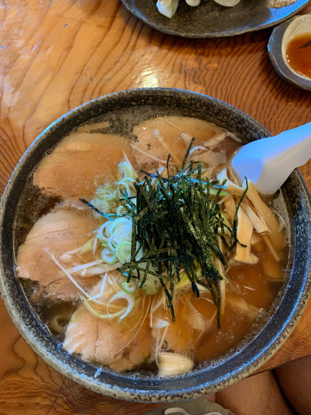 「ねぎちゃーしゅー（しょう油）（大盛）」@青竹手打ちらーめん 木挽亭の写真