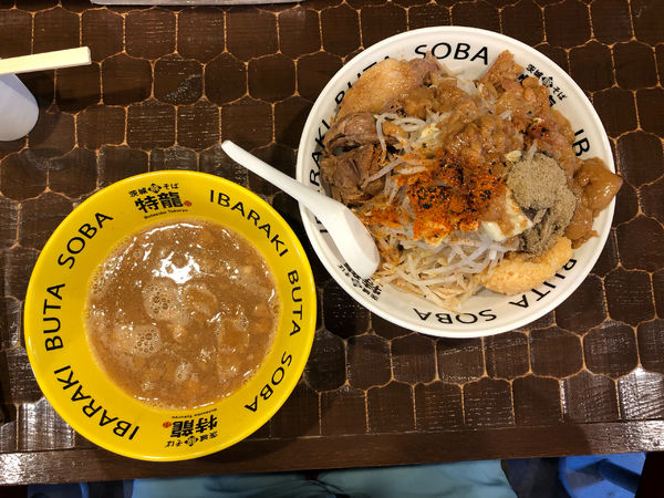 「つけそば」@茨城豚そば 特龍 本店の写真