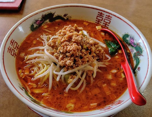 「人気の四川風辛味タンタンメン780円」@中國料理 熊福の写真