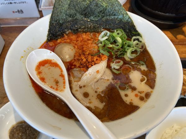 「特製極からか麺+餃子・ごはんセット+替玉」@博多一風堂 たまプラーザ店の写真