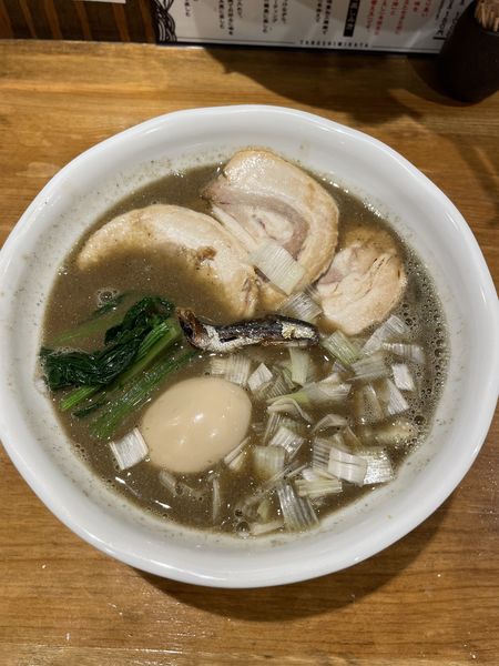 「瀬戸内全部乗せらーめん、和え玉(中)」@瀬戸内いりこラーメン 古田島の写真