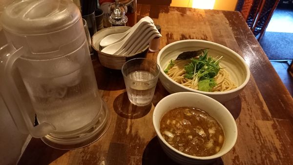「濃い出汁つけ蕎麦」@日本橋 製麺庵 なな蓮の写真