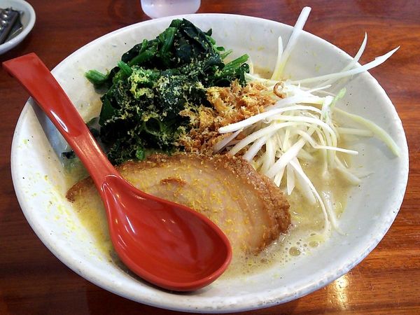 「とりそば+れん草増し」@我流らーめん 心瀧の写真