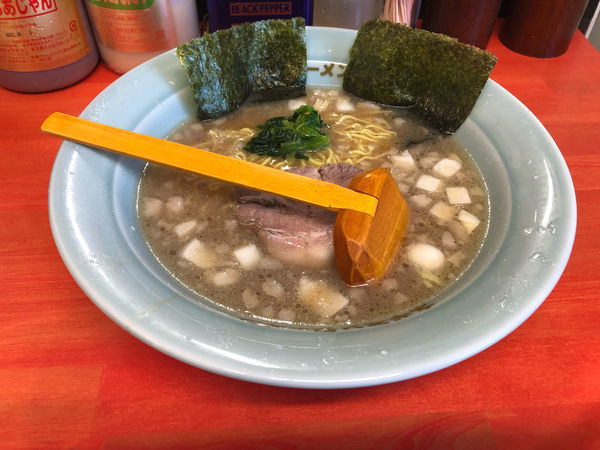 「朝ラーメン」@ラーメンショップ椿 春日部南桜井店の写真