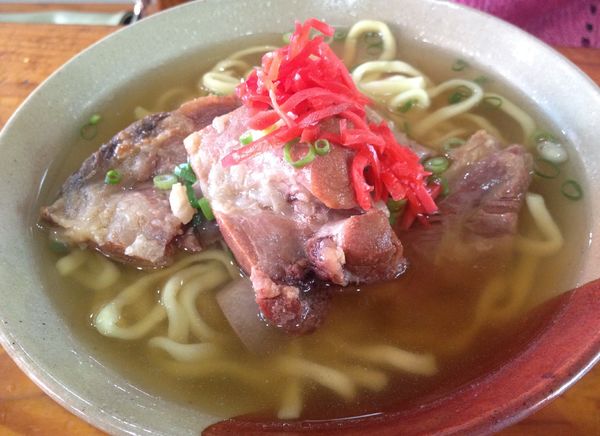 「ソーキそば大　６５０円」@我部祖河食堂 名護店の写真