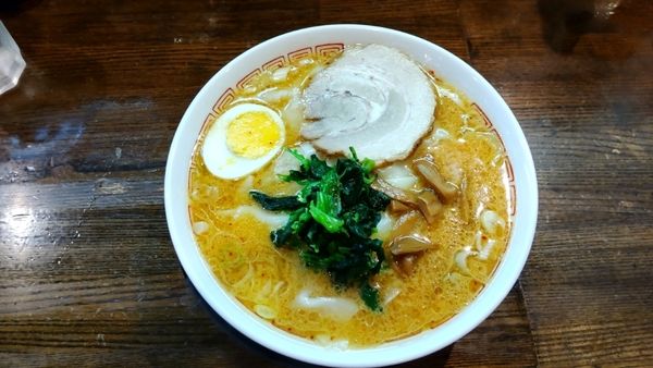 「味噌わんたん麺」@中華そば 光来の写真