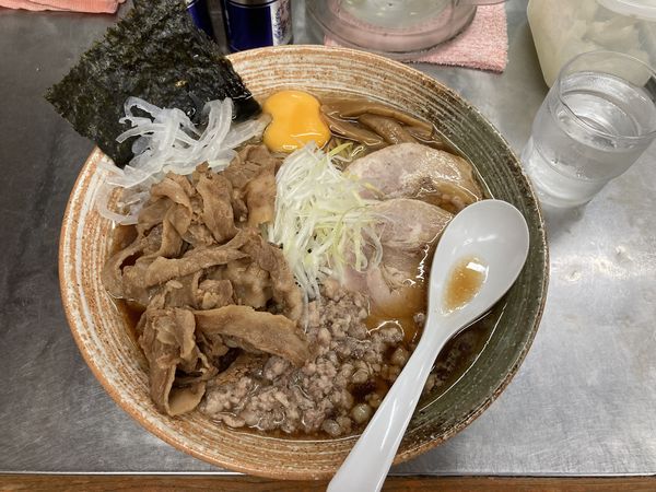「スペシャル＋悪い肉」@覆麺 智の写真