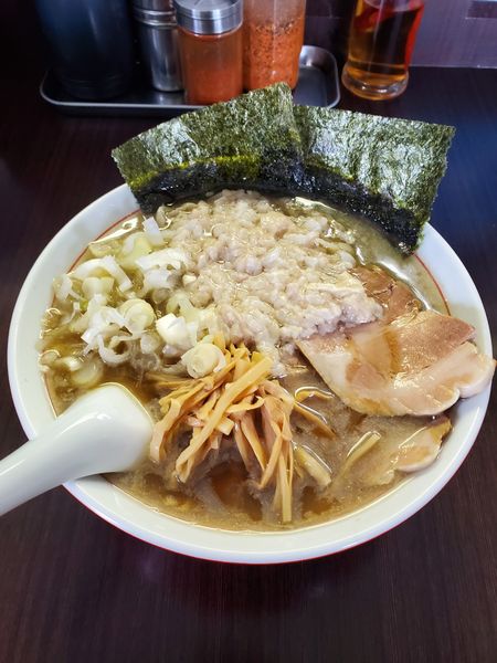 「ラーメン２００㌘　身入り」@手打ち中華そば 酒田の写真