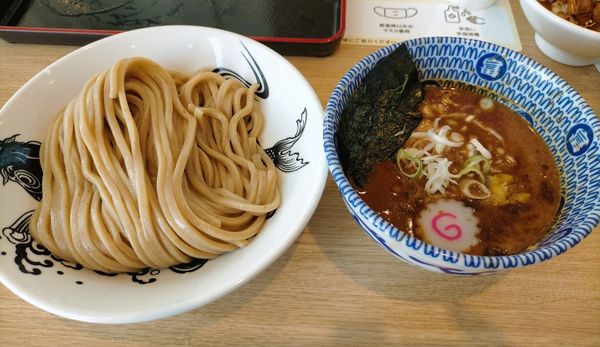 「つけめん900円 ＋炙り肉飯230円」@松戸富田製麺 三井アウトレットパーク木更津店の写真