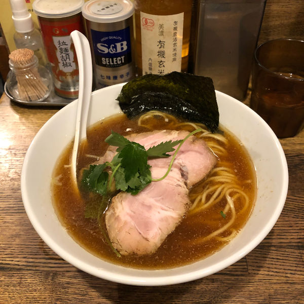 「平子煮干そば」@新橋 纏の写真