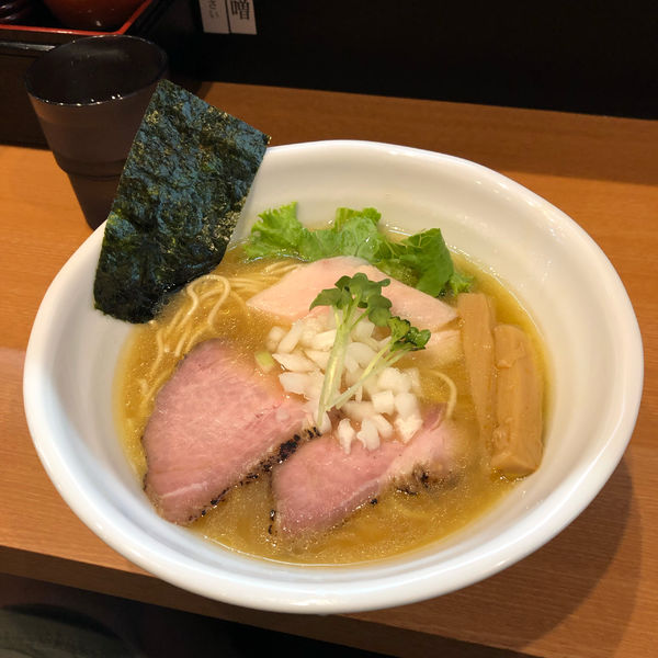 「濃厚鶏白湯らぁ〜麺（醤油）」@麺屋 鶏いちの写真