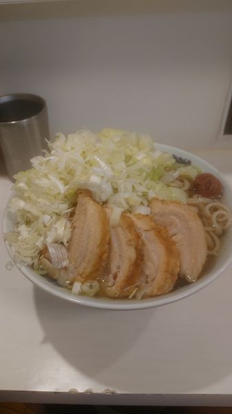 「【限定E】まかひや改  麺マシ  豚マシ  ネギ」@ハイパーファットンの写真