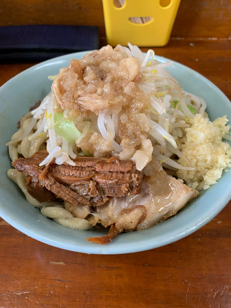 「小ラーメン　ヤサイニンニクアブラ」@蓮爾 新町一丁目店の写真
