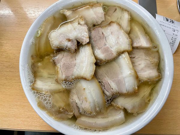 「肉そば大盛り1100円」@坂内食堂 喜多方本店の写真