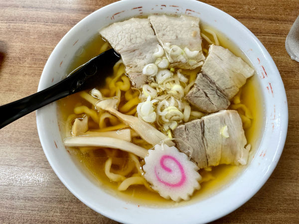 「極太手打ちチャーシュー670円」@食堂なまえの写真