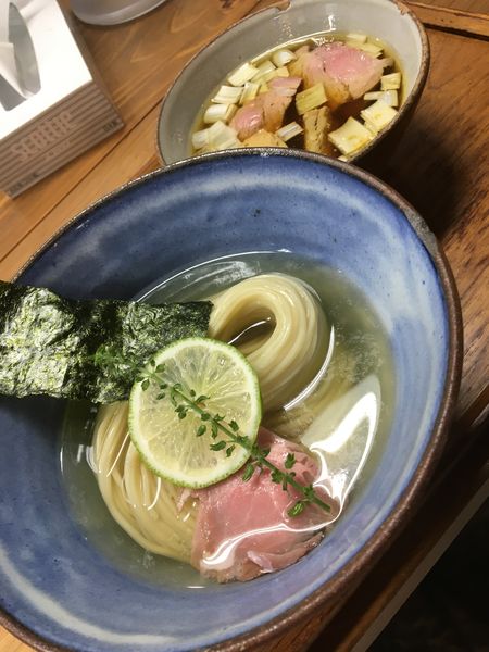 「昆布水つけ麺(醤油)」@YOKOKURA STOREHOUSEの写真