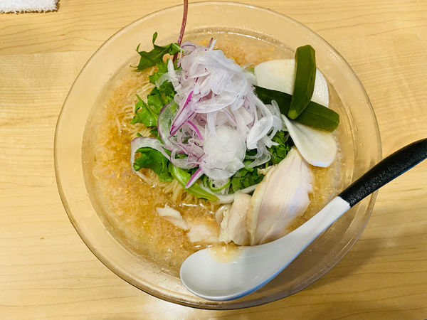 「限定金目鯛の冷製そば1,000円冷やしチーズリゾット350円」@麺屋Mの写真