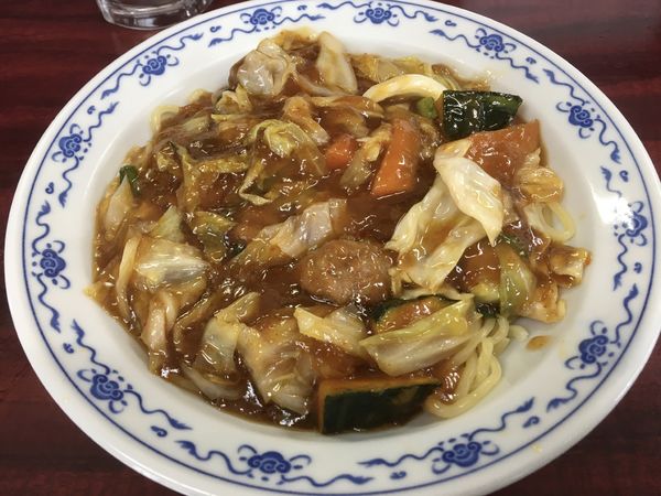 「スタミナラーメン（冷やし）700円」@スタミナラーメン 松喜吉の写真