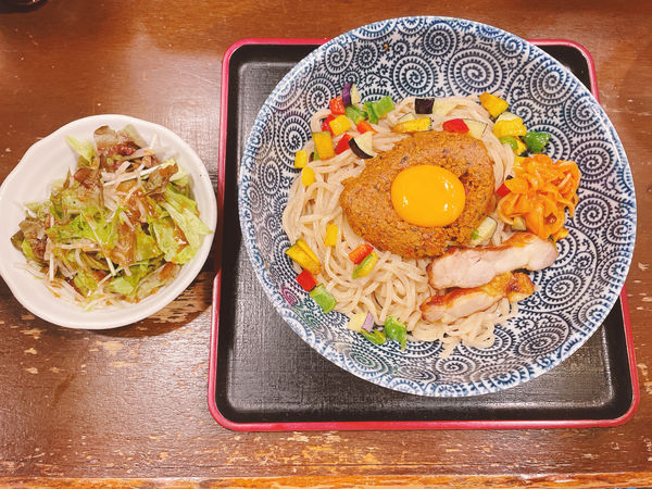 「スパイスまぜそば 850円」@スパイスつけ麺 GOLD FISHの写真