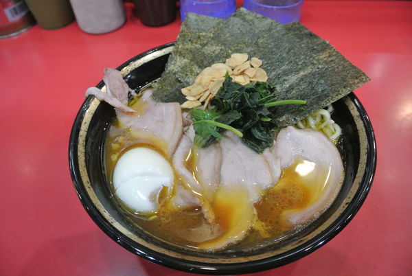 「中盛チャーシュー麺980円白玉20円」@家系総本山 ラーメン吉村家の写真