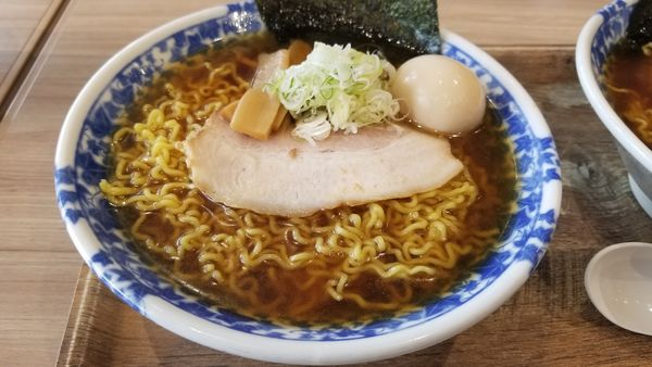 「煮干醤油ラーメン　大盛　味玉トッピング」@凌駕IDEA イオンモール松本店の写真