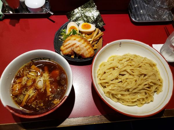 「つけそば　えにしトッピング」@戸越らーめん えにしの写真