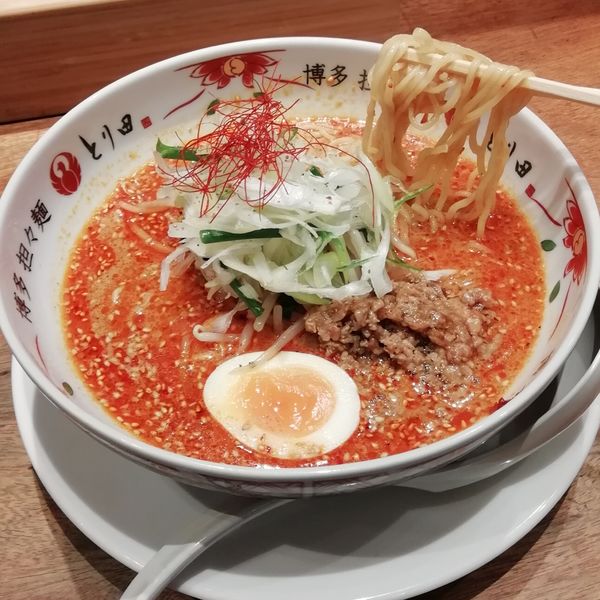 「担々麺」@博多担々麺 とり田 KITTE博多店の写真