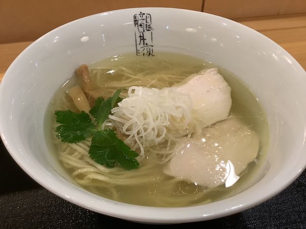 「鶏塩中華そば　880円」@中華そば 朧月夜の写真