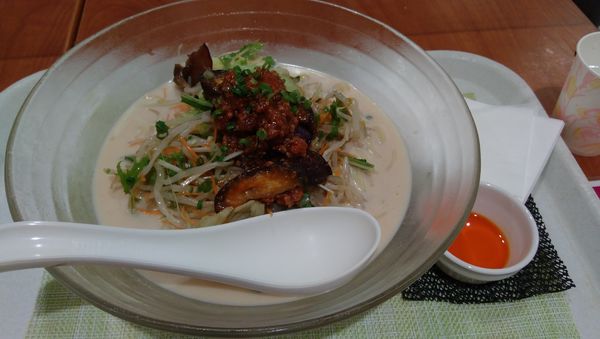 「冷やしちゃんぽん麻婆茄子（890円）」@長崎ちゃんぽん リンガーハット イオンスタイル品川シーサイド店の写真