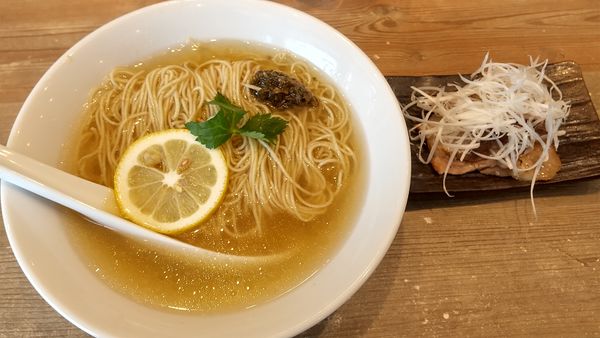 「冷～だし麺塩980円」@だし麺屋 ナミノアヤの写真