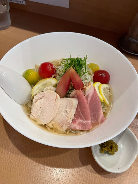 「1日限定10杯　冷やしらーめん」@麺亭しま田の写真