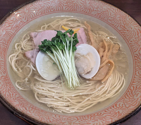 「蛤の塩そば 800円」@Ramen611の写真