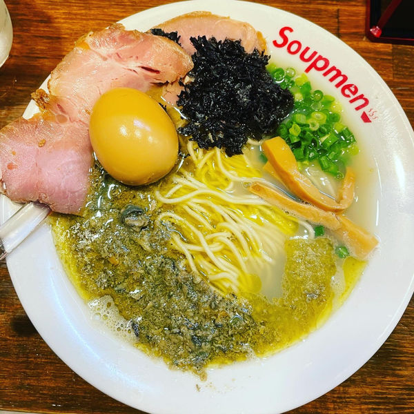 「牡蠣塩らぁ麺」@Soupmenの写真