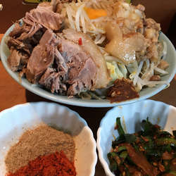 汁なし中　ニラキムチ　魚粉ブーストパウダー