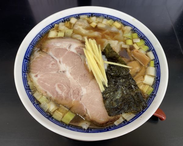 「ワンタン麺（並）」@中華そば 亀喜屋の写真