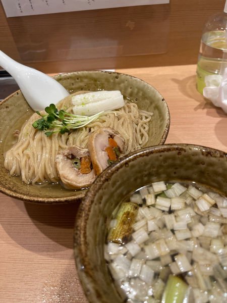 「アゴ煮干し昆布水冷やしつけそば 1000円」@らぁ麺 はやし田 赤羽店の写真