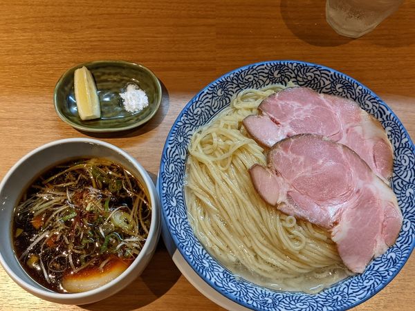 「昆布水つけ麺大盛」@麺屋 㐂八の写真
