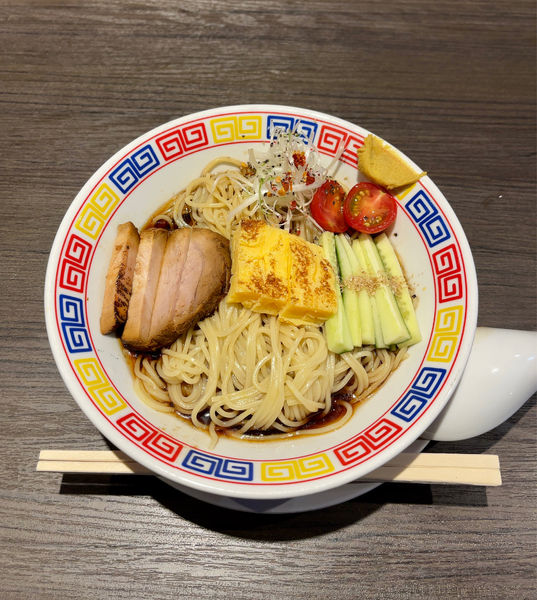 「冷やし中華2021サマーメモリー（850円）」@かみなり中華そば店の写真