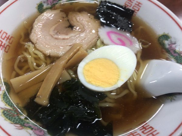 「醤油ラーメン630円」@中野屋食堂の写真