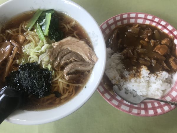 「らーめんセット1000円」@呑み食い処 みやもりの写真