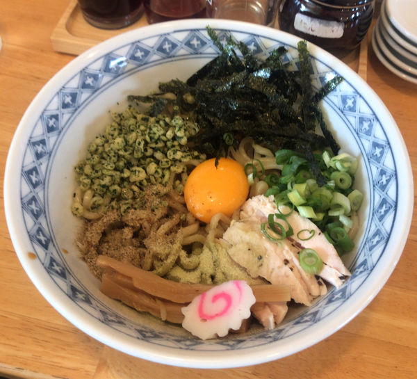 「まぜそば小盛（700円）」@オサカナトンチャンの写真