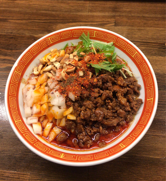 「汁なし担々麺ゴマ（850円）」@麺や一芯の写真