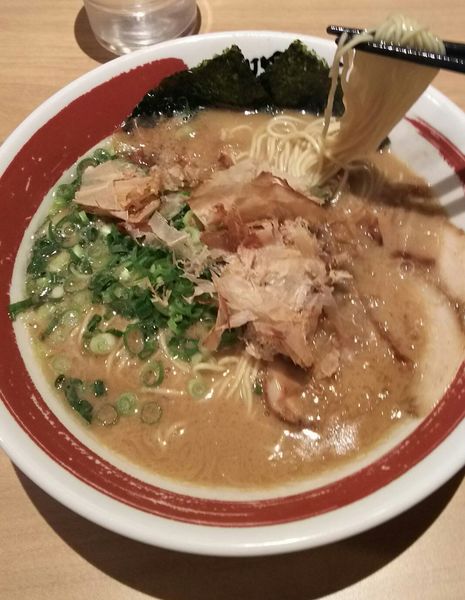 「魚介とんこつ」@暖暮 本店の写真