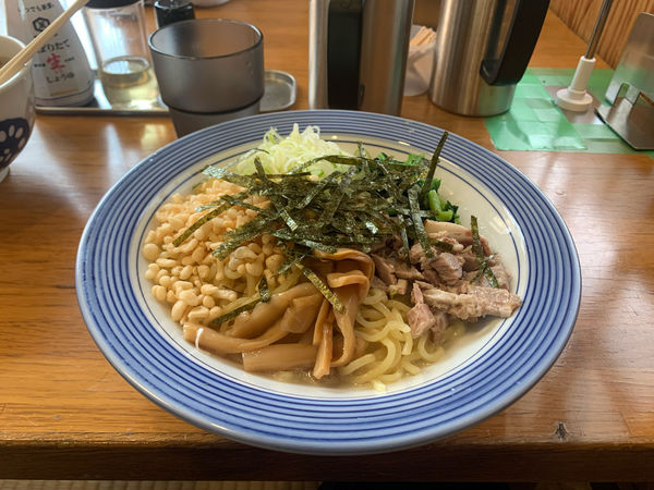 「豚骨冷やし中華」@横浜家系ラーメン クマガ家の写真